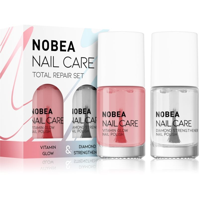NOBEA Nail Care Diamond Strength Set комплект лак за нокти Total repair set