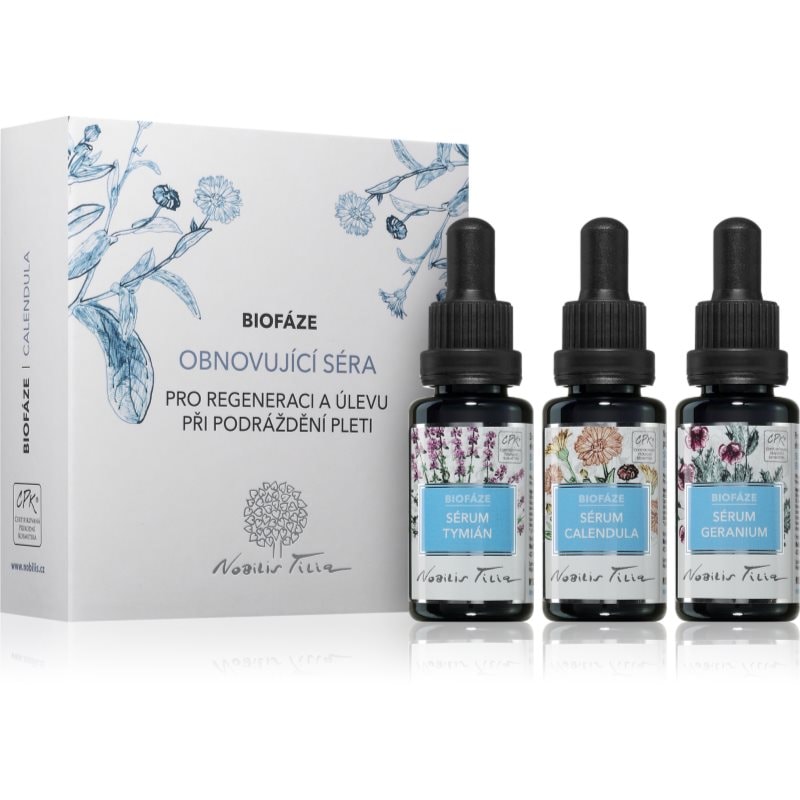 Nobilis Tilia Nobilis Tilia Biofáze Obnovující Séra подаръчен комплект за успокояване на кожата - Унисекс парфюм - Сравни цени от 1 магазин с безплатна доставка