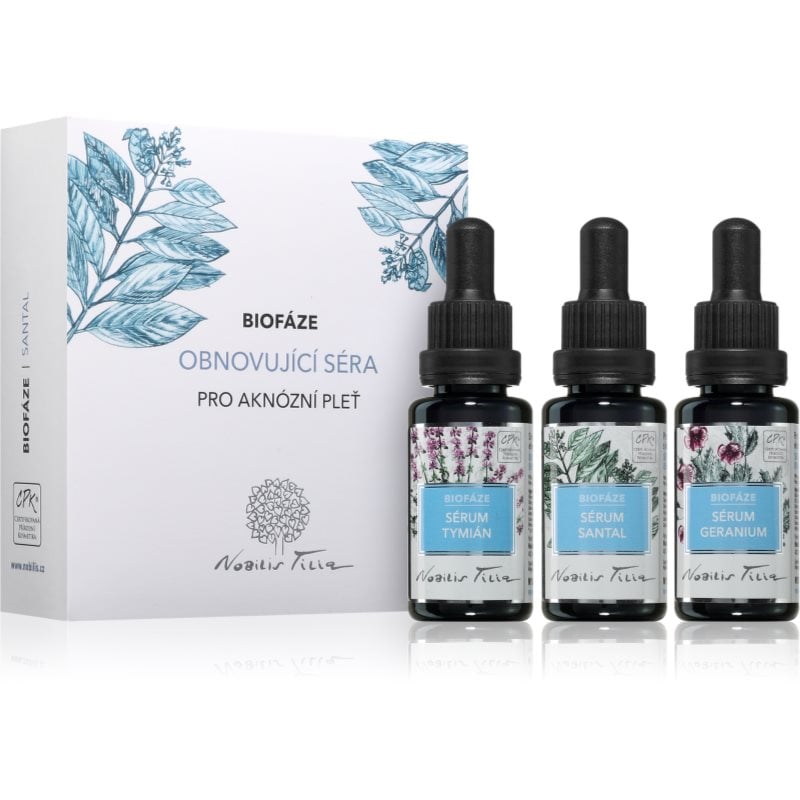 Nobilis Tilia Biofáze Obnovující Séra Santal подаръчен комплект за регенериране на кожата