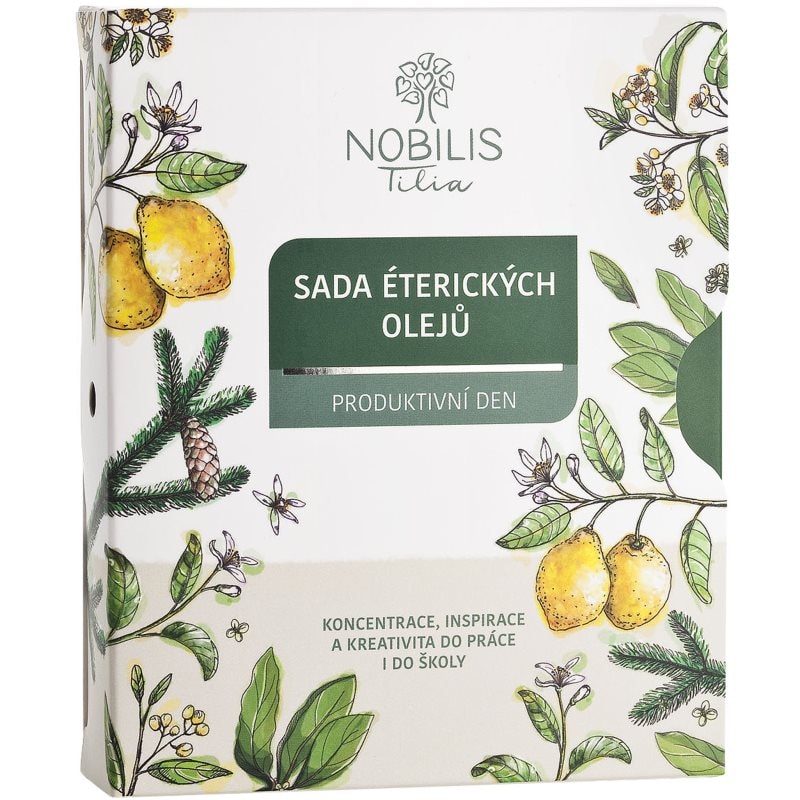 Nobilis Tilia Produktivní Den комплект с есенциални масла - Комплект - Сравни цени от 1 магазин с безплатна доставка