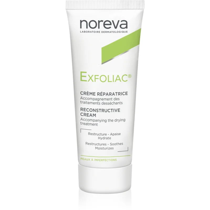 Noreva Exfoliac Reconstructive Cream регенериращ крем - Грижа за лице - Сравни цени от 1 магазин с безплатна доставка