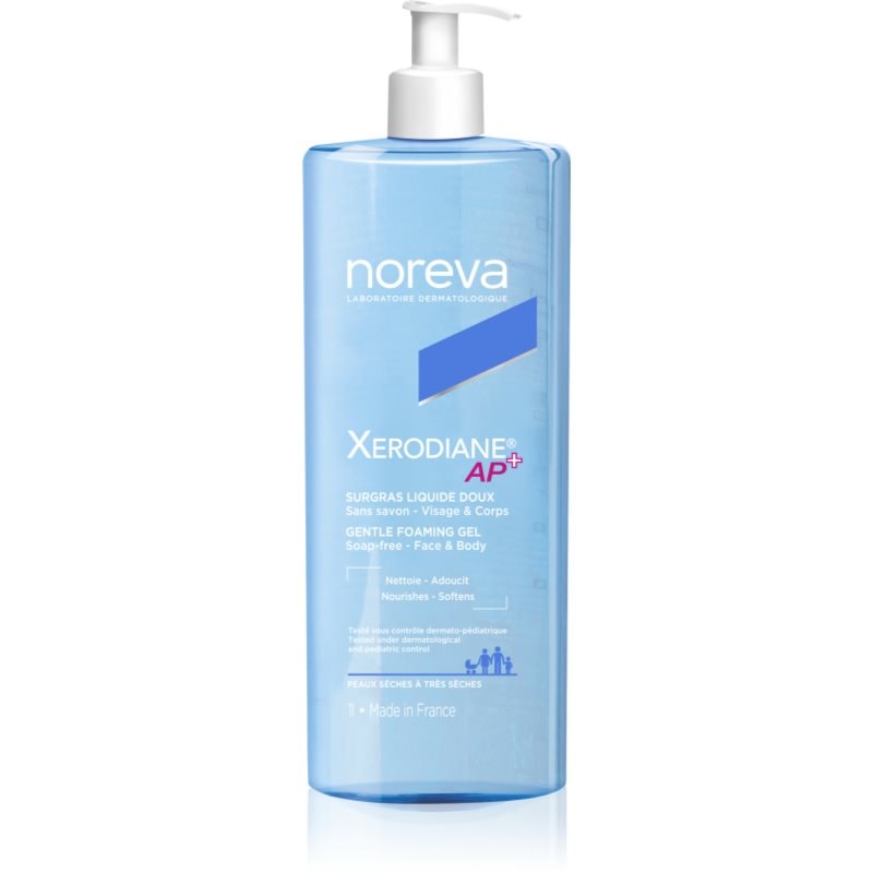 Noreva Xerodiane AP+ Gentle Foaming Gel лек почистващ гел за лице и тяло - Грижа за тяло - Сравни цени от 1 магазин с безплатна доставка