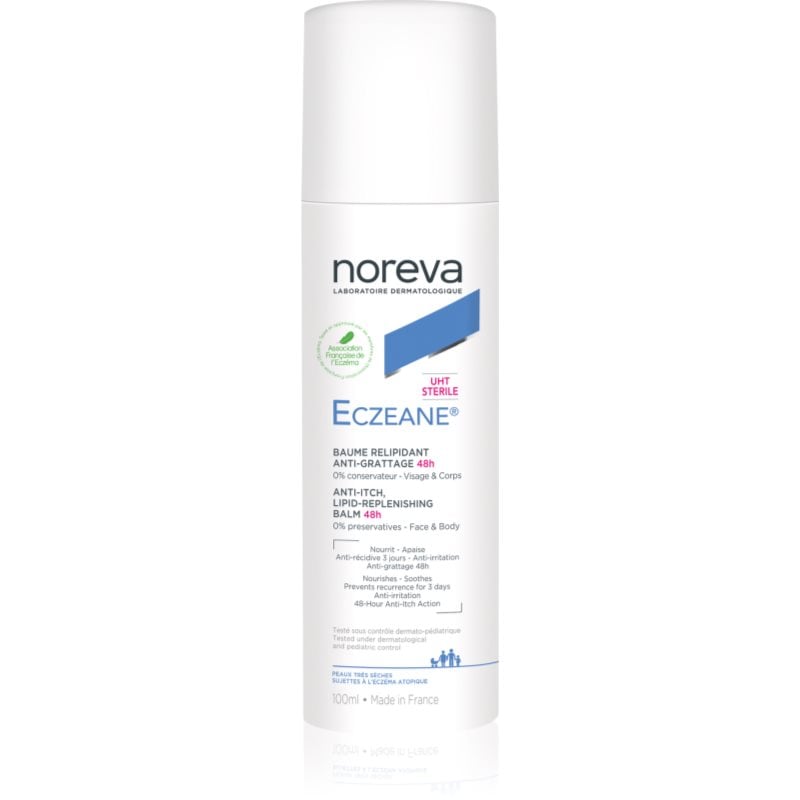 Noreva Eczeane Anti-Itch Lipid-Replenishing Balm 48H успокояващ балсам за суха към атопична кожа