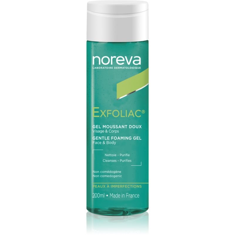 Noreva Exfoliac Gentle Foaming Gel фин, пенящ се гел за проблемна кожа