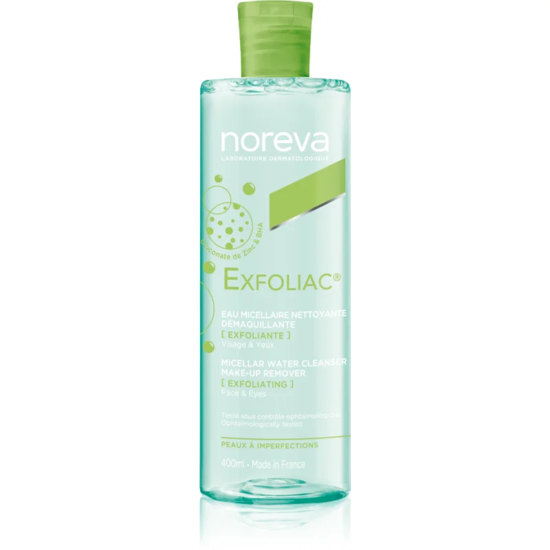 Noreva Exfoliac Micellar Water Cleanser почистваща мицеларна вода с ексфолиращо действие - Грижа за лице - Сравни цени от 1 магазин с безплатна доставка