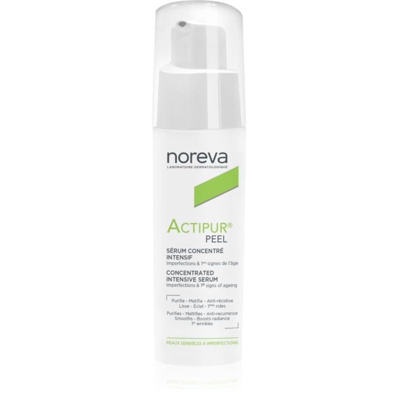 Noreva Noreva Actipur Peel Concentrated Intensive Serum ексфолиращ и пилинг серум за чувствителна кожа склонна към акне - Унисекс парфюм 30мл - Сравни цени от 1 магазин с безплатна доставка