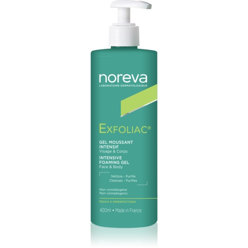 Noreva Noreva Exfoliac Intensive Foaming Gel пенлив почистващ гел против несъвършенства на кожата - Унисекс парфюм 400мл - Сравни цени от 1 магазин с безплатна доставка