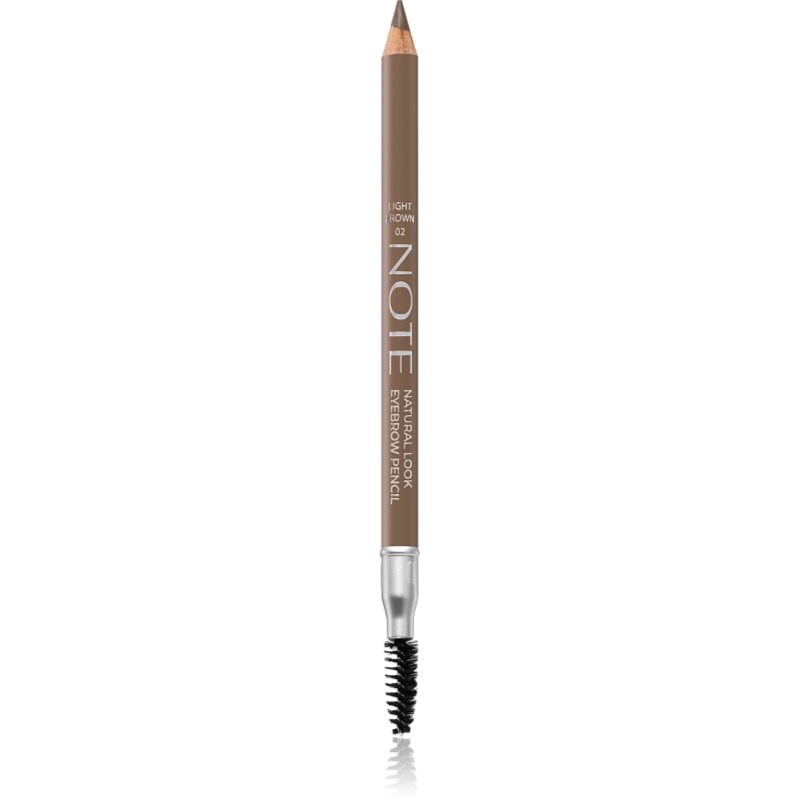 Note Cosmetique Note Cosmetique Natural Look молив за вежди с четка 02 Light Brown - Унисекс парфюм 8мл - Сравни цени от 1 магазин с безплатна доставка
