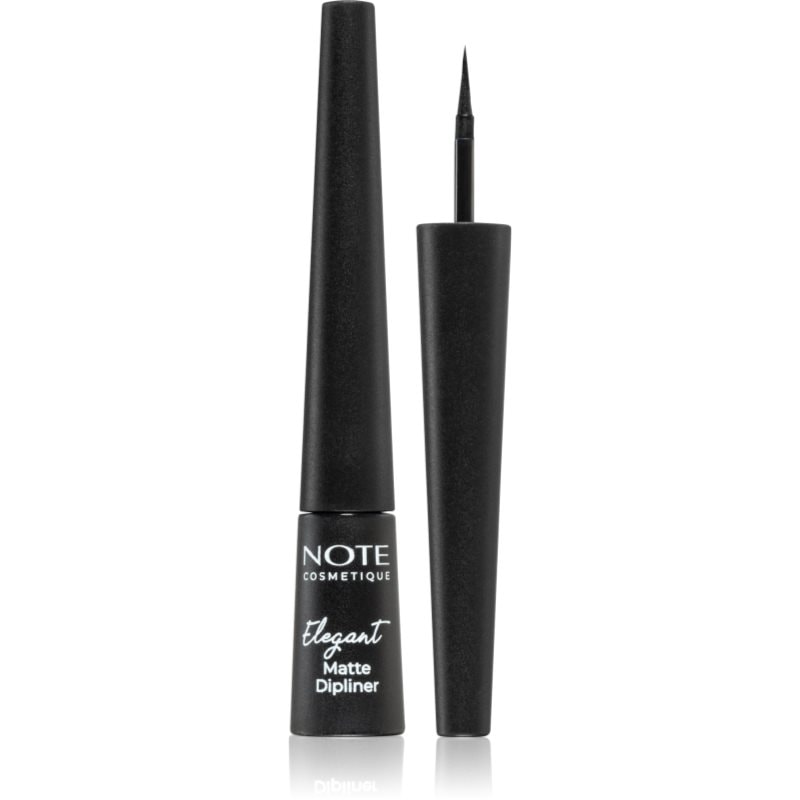 Note Cosmetique Elegant Matte Dipliner течна очна линия с матиращ завършек - Грим - Сравни цени от 1 магазин с безплатна доставка