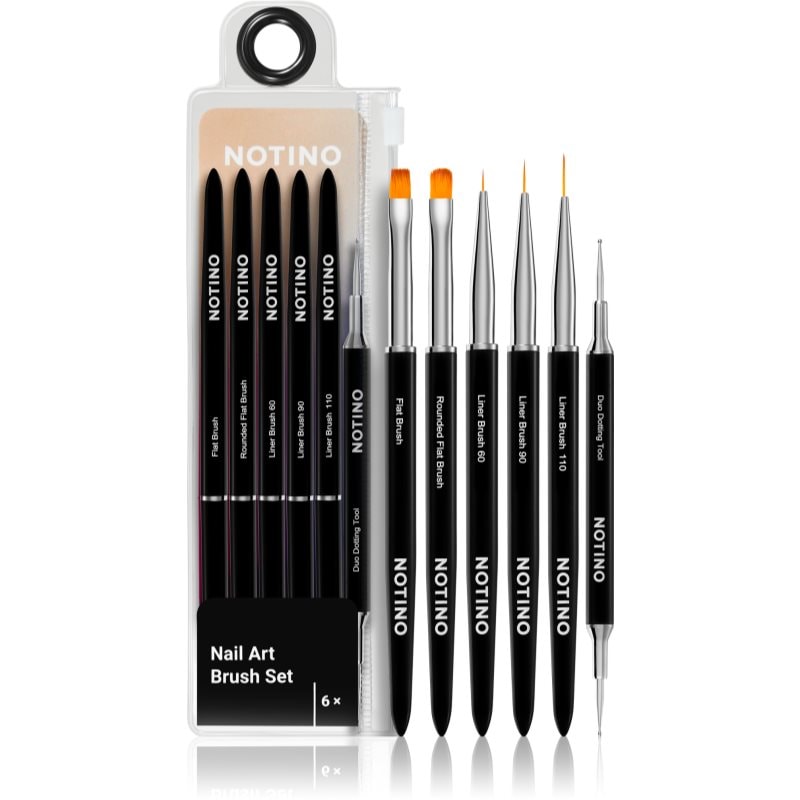 Notino Nail Tools Nail Art Brush Set комплект четки за нокти - Комплект - Сравни цени от 1 магазин с безплатна доставка