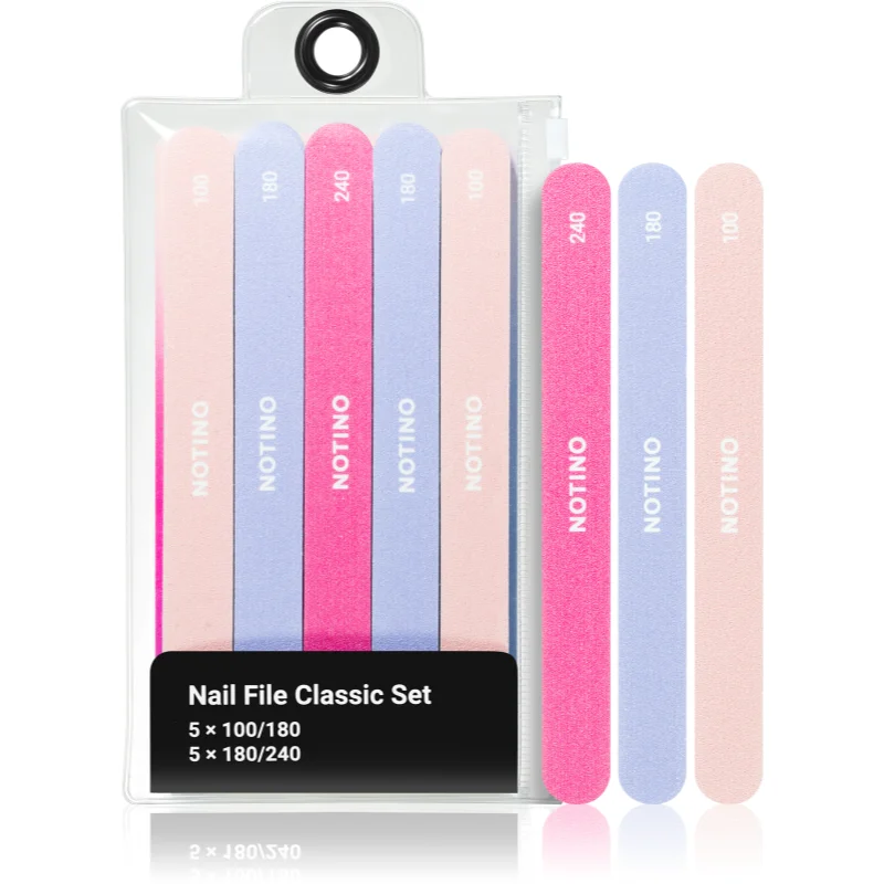 Notino Nail File Classic Set 100/180x5 180/240x5 комплект пили за нокти - Комплект - Сравни цени от 1 магазин с безплатна доставка