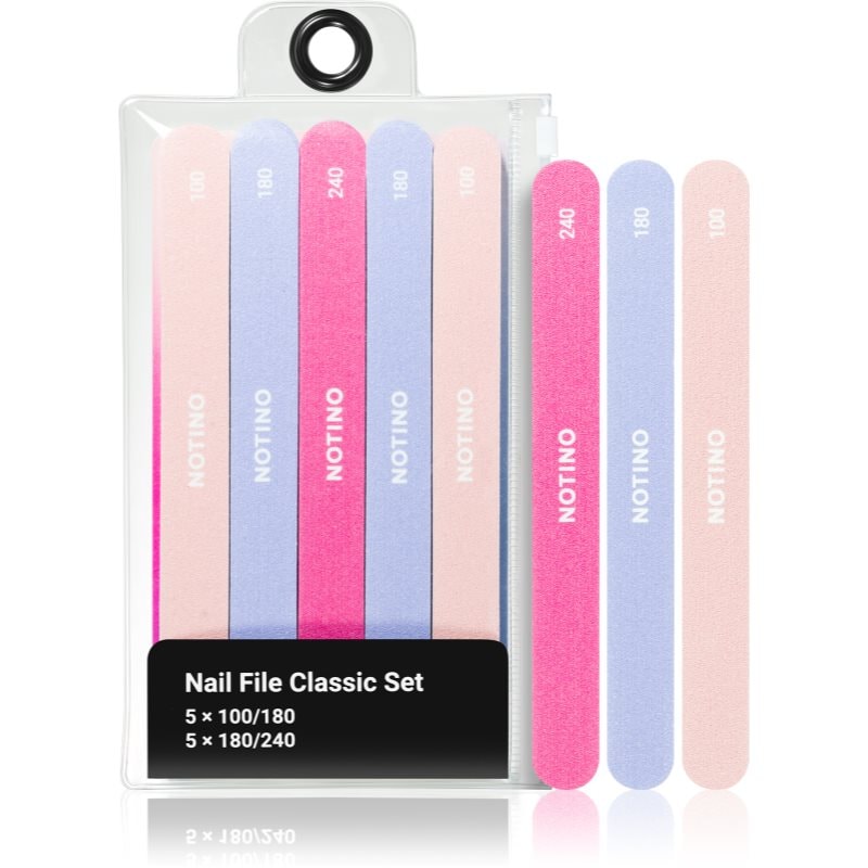 Notino Nail File Classic Set 100/180x5 180/240x5 комплект пили за нокти - Комплект - Сравни цени от 1 магазин с безплатна доставка