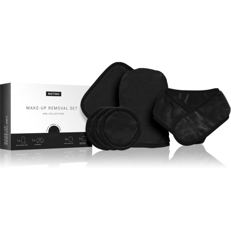 Notino Spa Collection Make-up removal set комплект за почистване на грим Black - Комплект - Сравни цени от 1 магазин с безплатна доставка