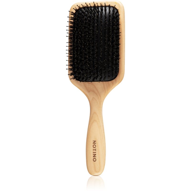 Notino Hair Collection Flat brush with boar bristles плоска четка с косми от глиган - Грижа за коса - Сравни цени от 1 магазин с безплатна доставка