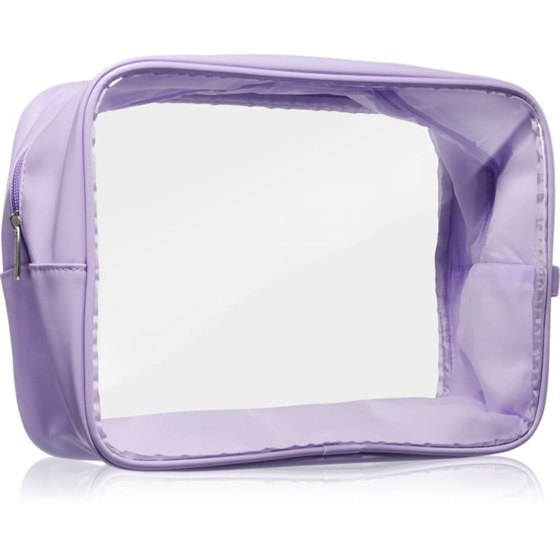 Notino Travel Collection Extra Large Clear Organizer прозрачна козметична чантичка XL Purple 27,5x20x12,5 cm - Грижа за тяло - Сравни цени от 1 магазин с безплатна доставка