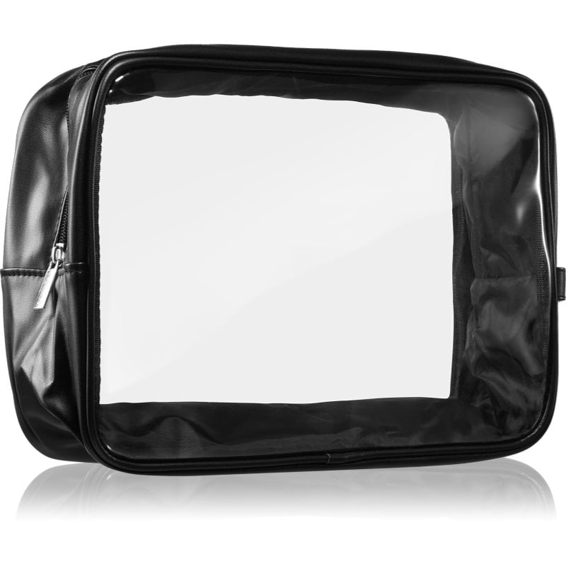 Notino Travel Collection Extra Large Clear Organizer прозрачна козметична чантичка XL Black 27,5x20x12,5 cm
