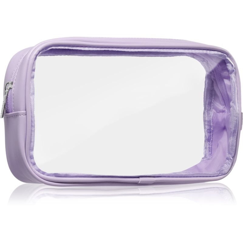 Notino Travel Collection Medium Clear Organizer прозрачна козметична чантичка M Purple 24x12,5x5 cm - Грижа за тяло - Сравни цени от 1 магазин с безплатна доставка