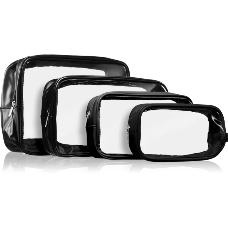 Notino Travel Collection Clear Organizer Set комплект за пътуване Black - Комплект - Сравни цени от 1 магазин с безплатна доставка