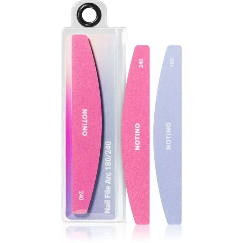 Notino Nail Tools Nail File Arc класически пила за нокти с две повърхности 180/240 - Грим - Сравни цени от 1 магазин с безплатна доставка