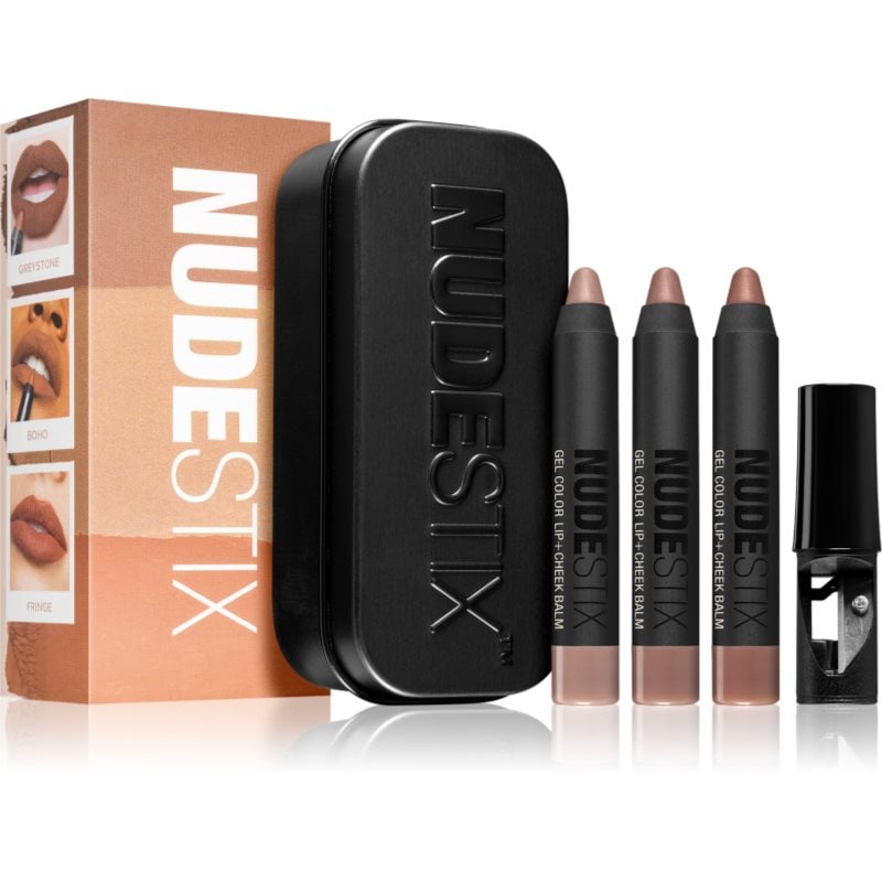 Nudestix 90's Nude Mini Lips матов комплект за устни