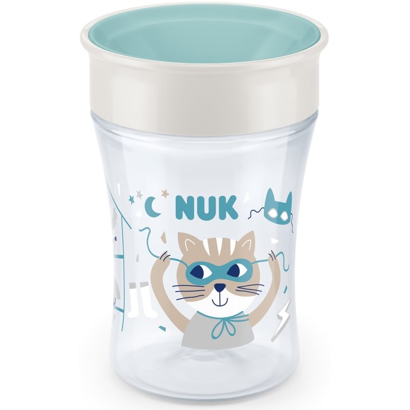 NUK Magic Cup чаша с капачка 8m+ Green - За деца - Сравни цени от 1 магазин с безплатна доставка