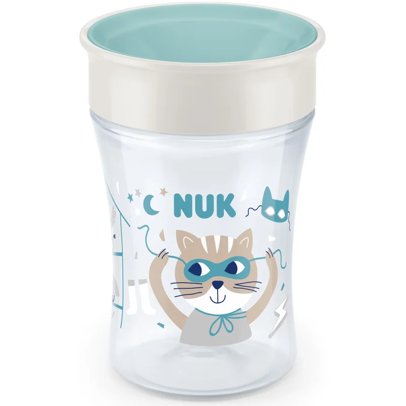 NUK Magic Cup чаша с капачка 8m+ Green - За деца - Сравни цени от 1 магазин с безплатна доставка