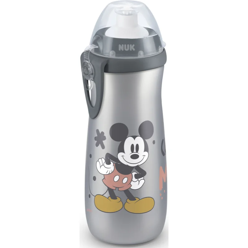 NUK First Choice Mickey Mouse детско шише 36m+ Grey - За деца - Сравни цени от 1 магазин с безплатна доставка