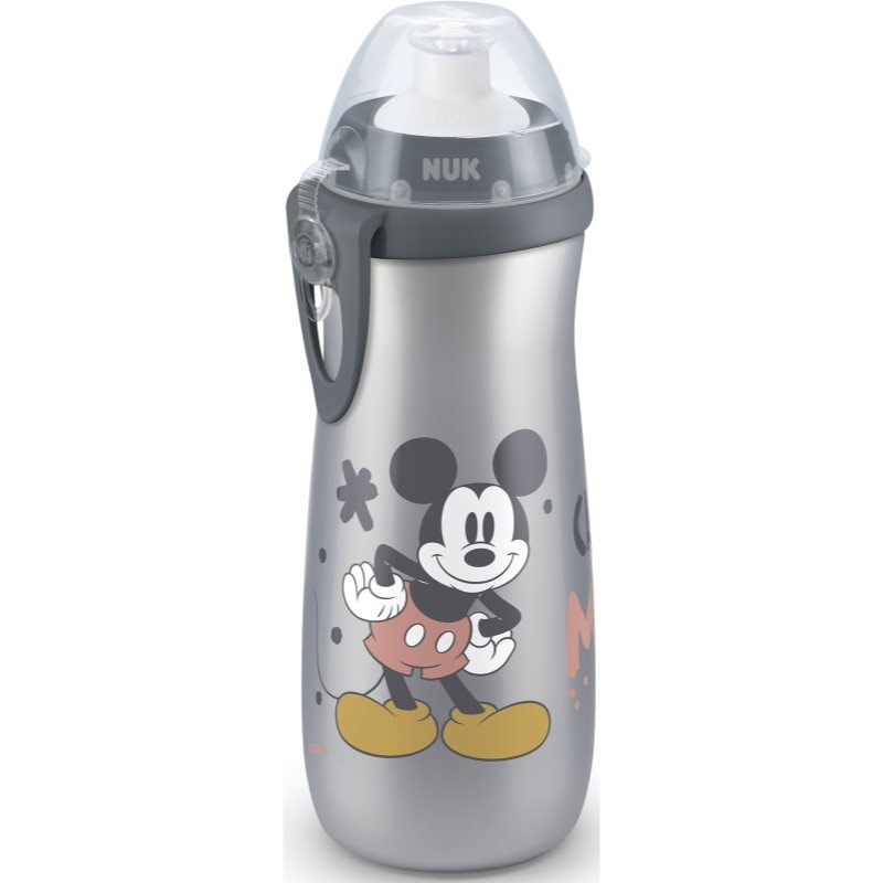 NUK First Choice Mickey Mouse детско шише 36m+ Grey - За деца - Сравни цени от 1 магазин с безплатна доставка
