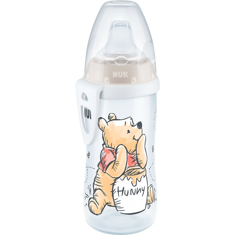 NUK Active Cup Winnie the Pooh бебешко шише 12 m