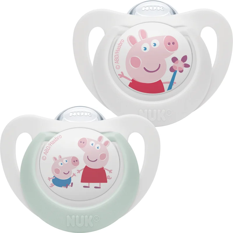 NUK Star Peppa Pig биберон 6-18m - За деца - Сравни цени от 1 магазин с безплатна доставка