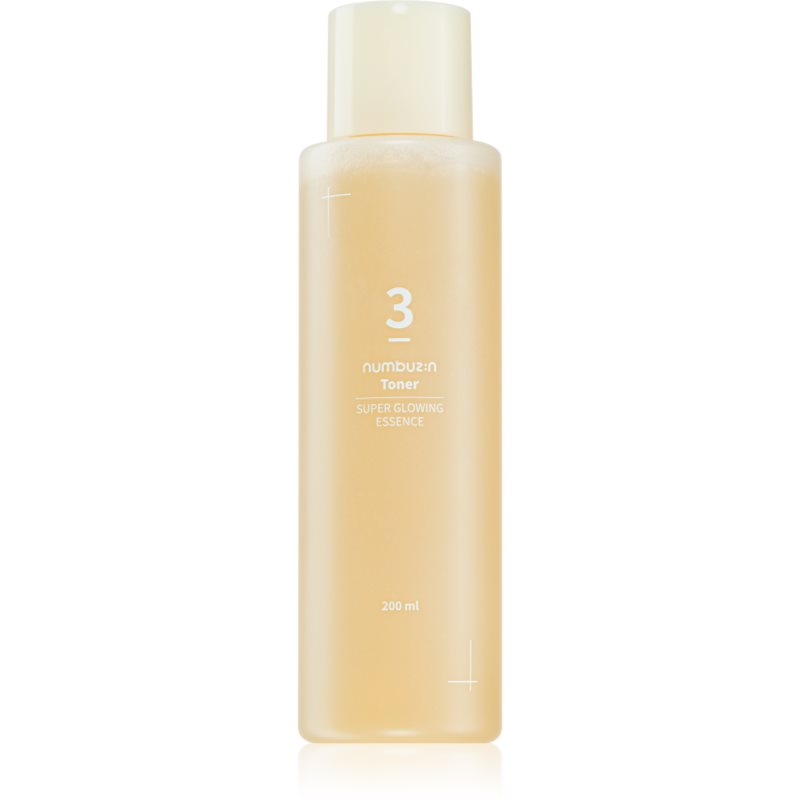 Numbuzin Numbuzin No. 3 Super Glowing Essence Toner озаряващ тоник за възстановяване стегнатостта на кожата - Унисекс парфюм 200мл - Сравни цени от 1 магазин с безплатна доставка