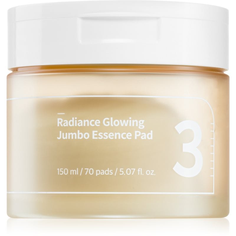Numbuzin No. 3 Radiance Glowing Jumbo Essence Pad тонизиращи възглавнички за освежаване и хидратация