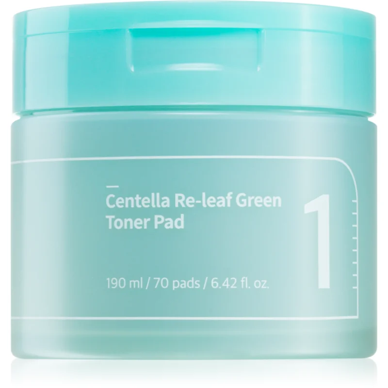 Numbuzin No. 1 Centella Re-Leaf Green Toner Pad тонизиращи възглавнички за успокояване на кожата - Грижа за лице - Сравни цени от 1 магазин с безплатна доставка