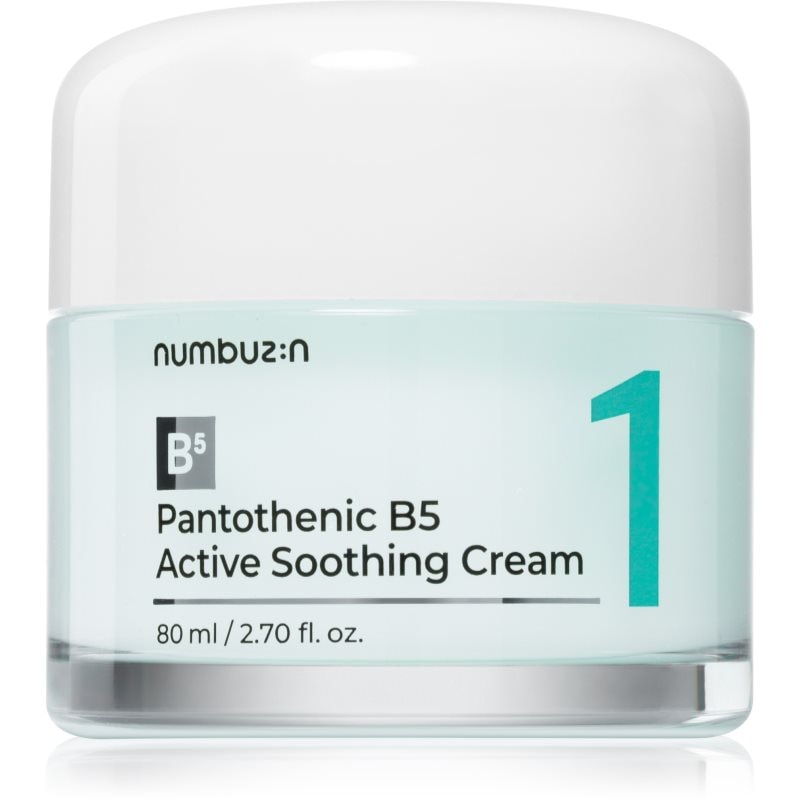 Numbuzin No. 1 Pantothenic B5 Active Soothing Cream успокояващ крем за лице с хидратиращ ефект - Грижа за лице - Сравни цени от 1 магазин с безплатна доставка