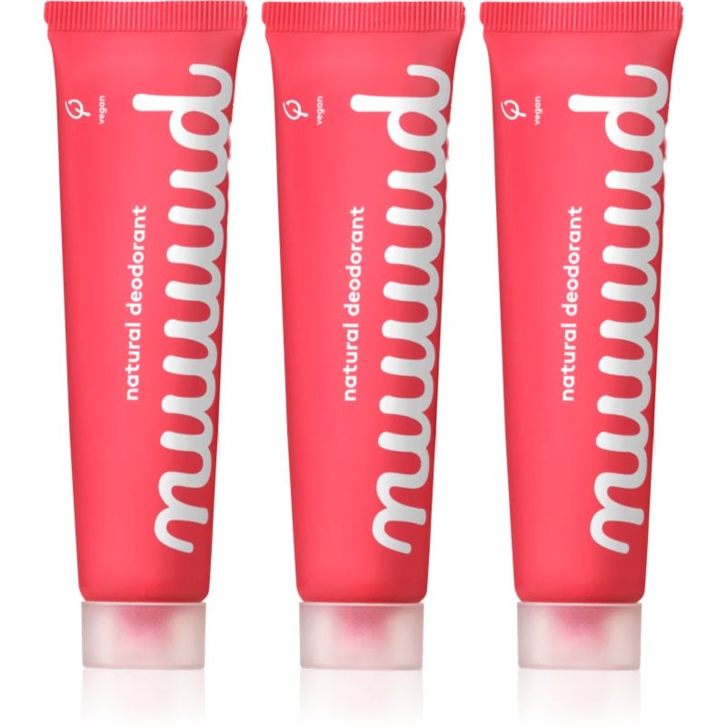 nuud Wholelottanuud Pack крем-дезодорант натурално 3x