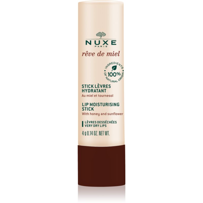 Nuxe Rêve de Miel Lip Moisturizing Stick балсам за устни в стик 4 гр. - Грижа за лице - Сравни цени от 1 магазин с безплатна доставка