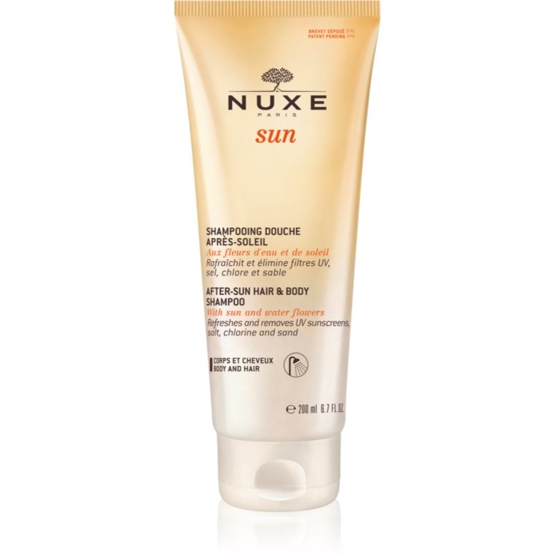 Nuxe Sun After-Sun Hair And Body Shampoo душ гел за след слънце за тяло и коса