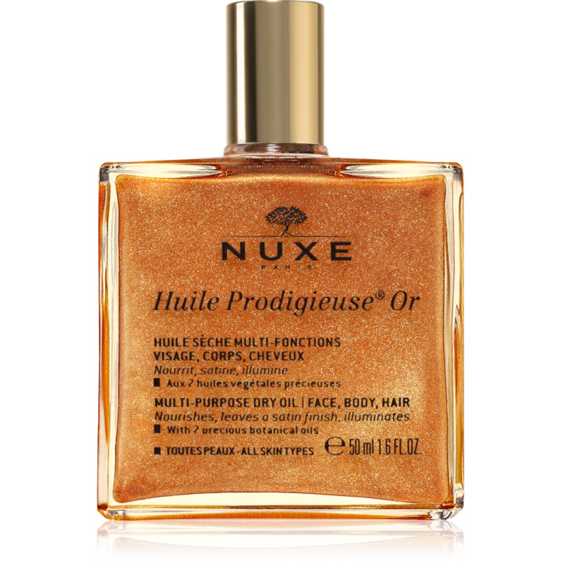 Nuxe Huile Prodigieuse Or мултифункционално масло със блестящи частици за лице, тяло и коса - Грижа за тяло - Сравни цени от 1 магазин с безплатна доставка