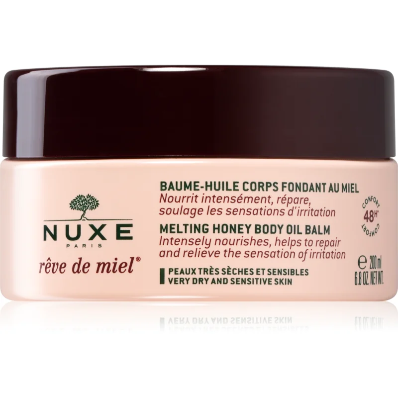 Nuxe Rêve de Miel Melting Honey Body Oil Balm маслен балсам за тяло за суха и чувствителна кожа - Грижа за тяло - Сравни цени от 1 магазин с безплатна доставка