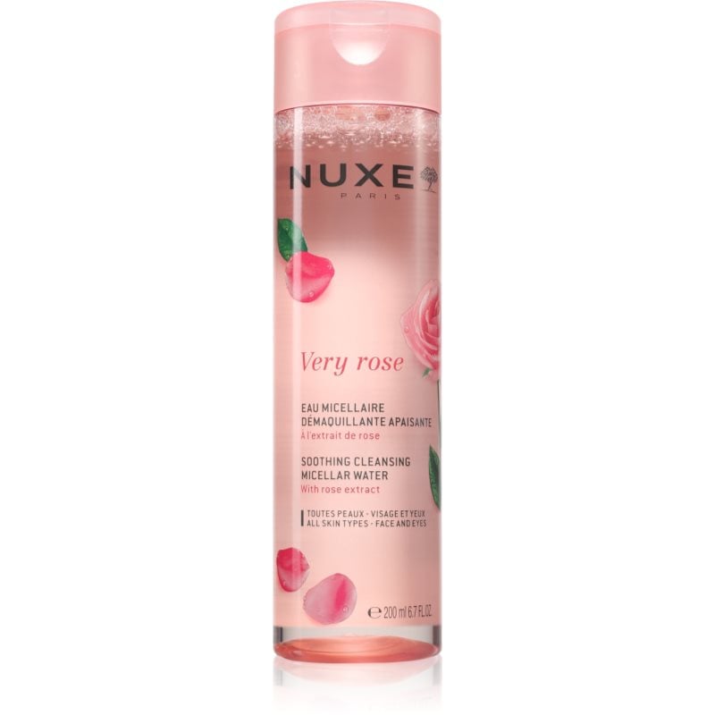 Nuxe Very Rose 3-in-1 Soothing Micellar Water успокояваща мицеларна вода за лице и очи