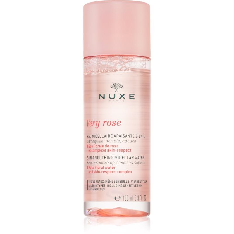 Nuxe Very Rose успокояваща мицеларна вода за лице и очи - Грижа за лице - Сравни цени от 1 магазин с безплатна доставка