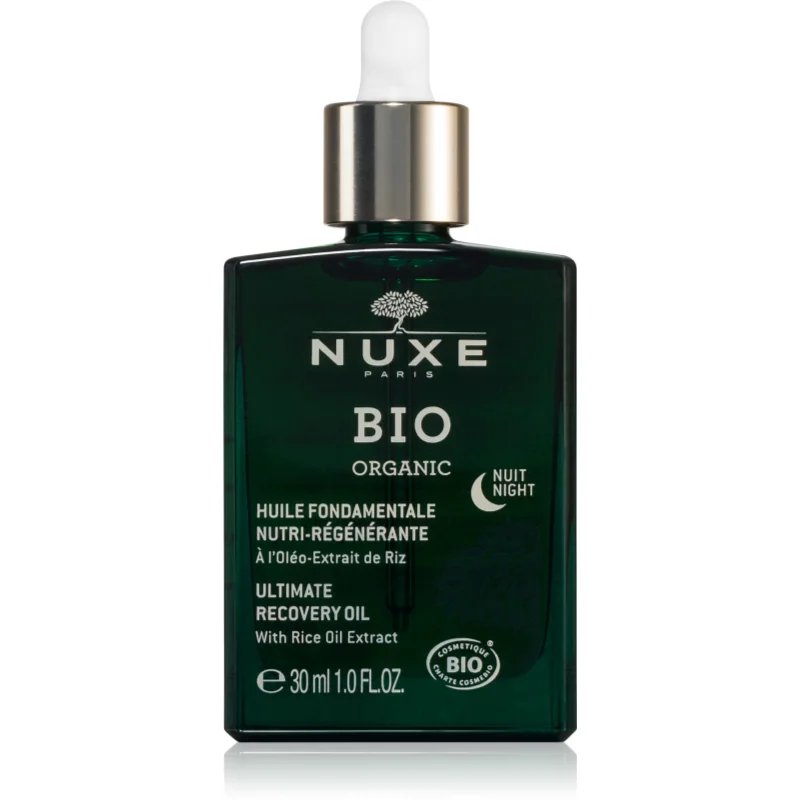 Nuxe Bio Organic Night Oil възстановяващо масло за регенерация и възстановяване на кожата - Грижа за лице - Сравни цени от 1 магазин с безплатна доставка