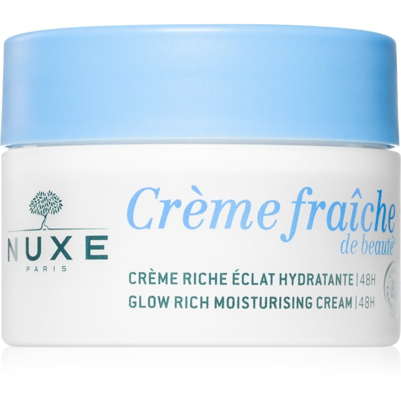 Nuxe Crème Fraîche de Beauté Glow Rich Moisturizing Cream хидратиращ крем за лице с 48 часов ефект - Грижа за лице - Сравни цени от 1 магазин с безплатна доставка