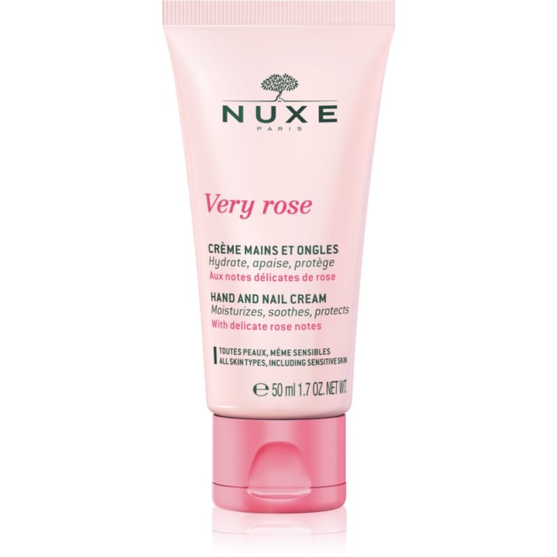 Nuxe Very Rose Hand And Nail Cream крем за ръце и нокти с розова вода - Грижа за тяло - Сравни цени от 1 магазин с безплатна доставка