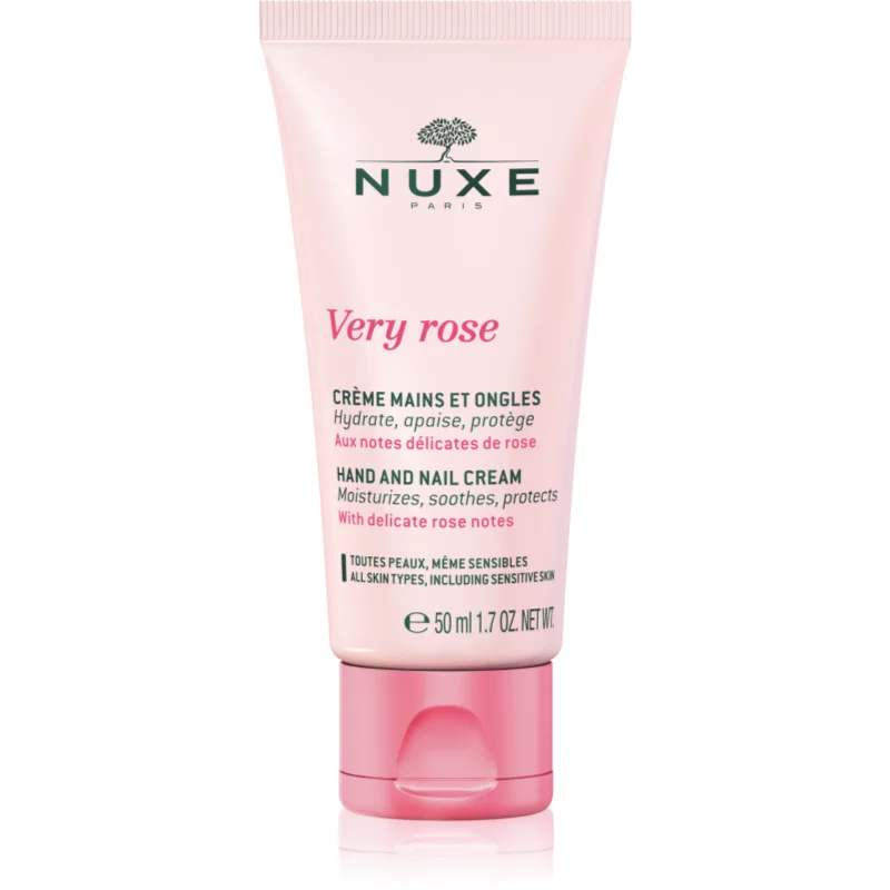 Nuxe Very Rose Hand And Nail Cream крем за ръце и нокти с розова вода - Грижа за тяло - Сравни цени от 1 магазин с безплатна доставка
