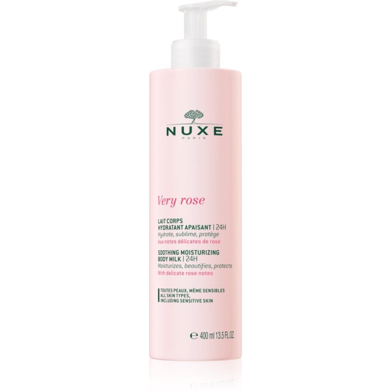 Nuxe Very Rose Soothing Moisturising Body Milk успокояващ лосион за тяло - Грижа за тяло - Сравни цени от 1 магазин с безплатна доставка