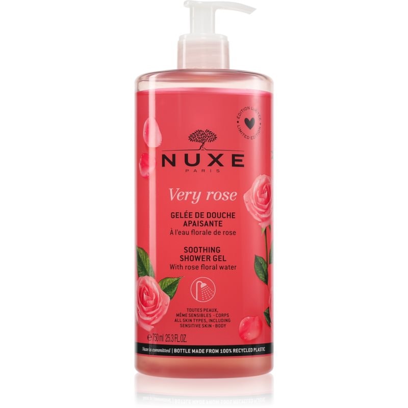 Nuxe Very Rose Soothing Shower Gel душ гел с аромат на рози - Грижа за тяло - Сравни цени от 1 магазин с безплатна доставка