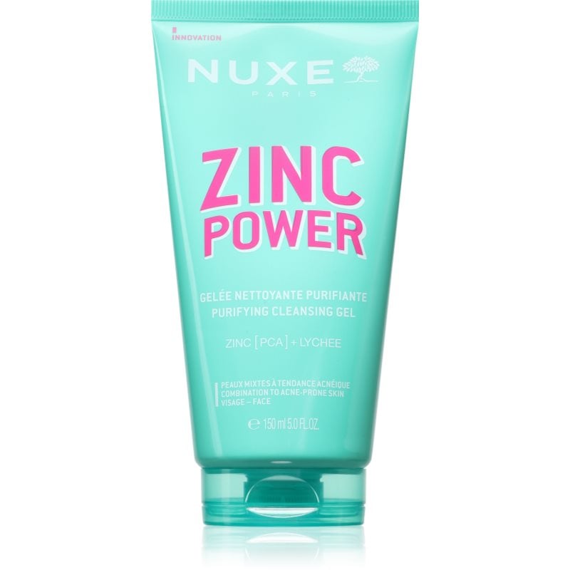 Nuxe Zinc Power Purifying Cleansing Gel почистващ гел против несъвършенства на кожата