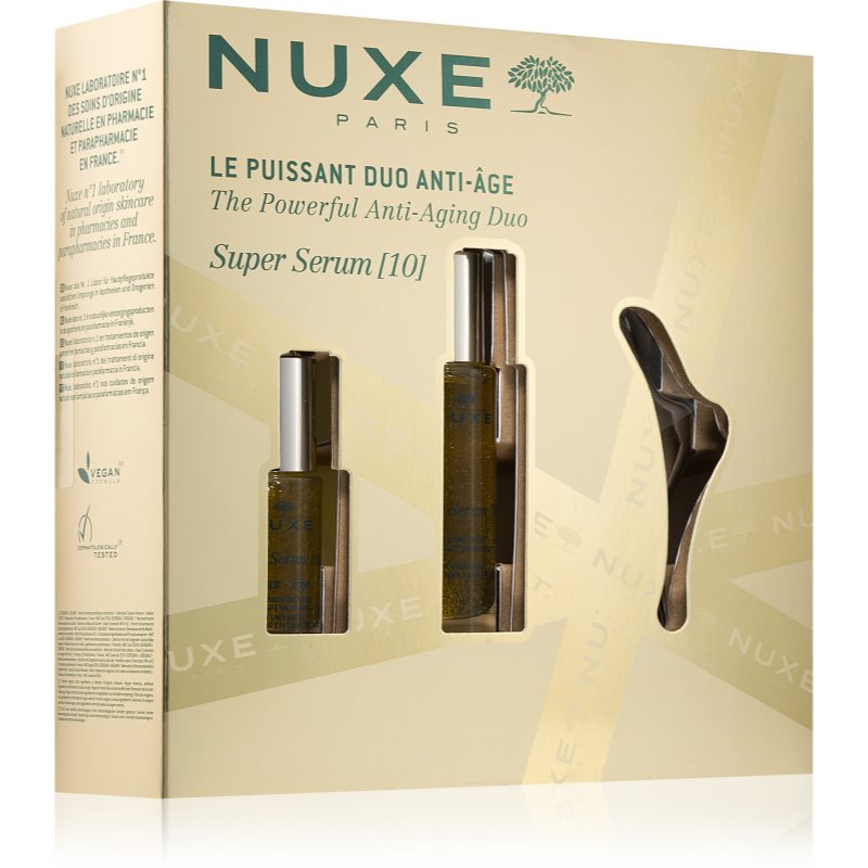 Nuxe Nuxe Super Serum The Powerful Anti-Aging Duo подаръчен комплект против стареене на кожата - Унисекс парфюм - Сравни цени от 1 магазин с безплатна доставка