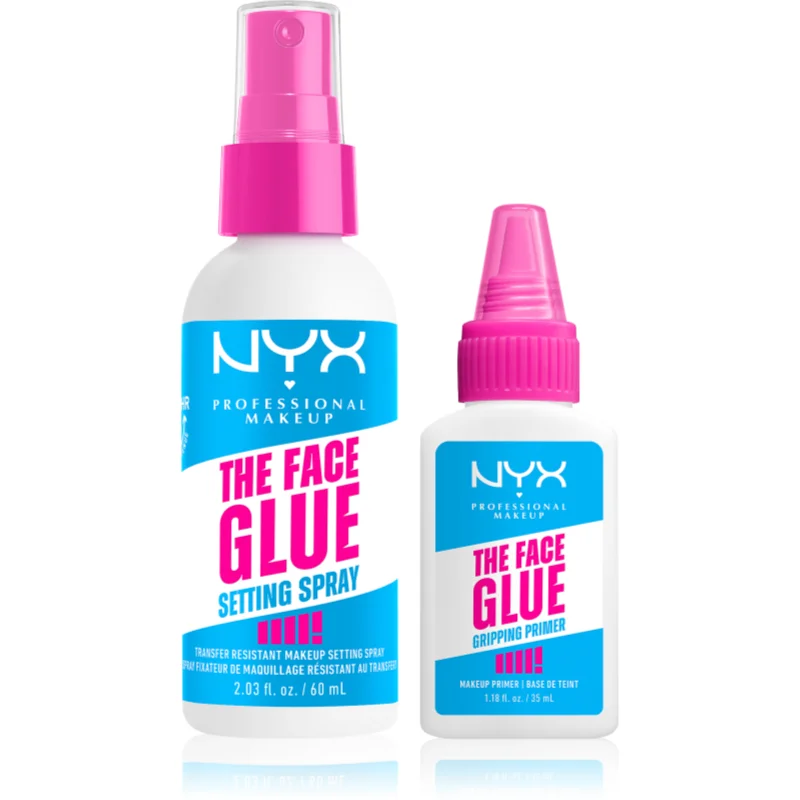 NYX Professional Makeup The Face Glue комплект за съвършен външен вид - Комплект - Сравни цени от 1 магазин с безплатна доставка